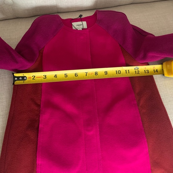 Authentic Fendi girl goat wool cashmere pink sz 4-5yo - Picture 11 of 15